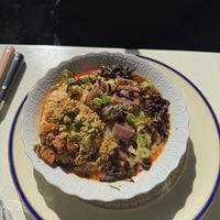   at Fog Eater Cafe in Mendocino