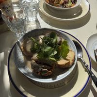   at Fog Eater Cafe in Mendocino