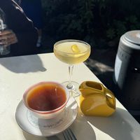   at Fog Eater Cafe in Mendocino