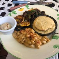 Southern plate at Fog Eater Cafe in Mendocino