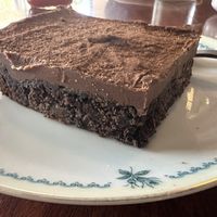 Vegan brownie   at Provisions in Vallejo