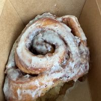 Cinnamon rolls are vegan!   at Provisions in Vallejo