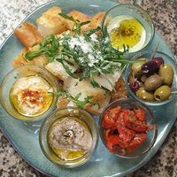 Starter- focaccia party at Pasta Factory in Galway