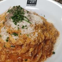 Vegan bolognese at Pasta Factory in Galway