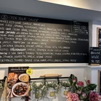 menu  at Pasta Factory in Galway