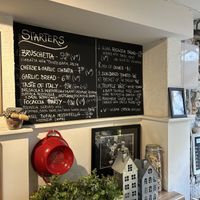 menu  at Pasta Factory in Galway
