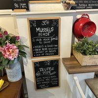 menu  at Pasta Factory in Galway