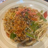Yasai udon at Wagamama in Milan