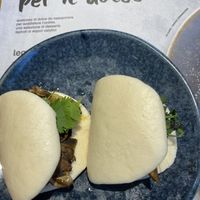 Mushroom dumplings- a must try!!!  at Wagamama in Milan