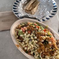 Sofritas bowl and extra tortilla   at Chipotle - Ave Pico in San Clemente