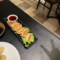 Veggie gyoza at Just Delicious Japanese Bistro in Summerland