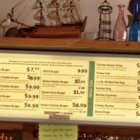 Menu- look for Boca Burger at Hungry Harbor in Long Beach
