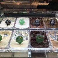 The green ones are vegan  at Impronta in Paris