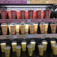 Vegan shakes  at Impronta in Paris