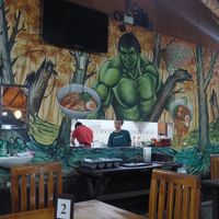 View into the kitchen   at Lonto in Penida Island