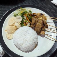 Satay tofu and tempe at Lonto in Penida Island