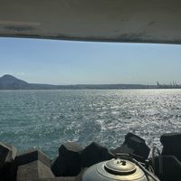 View of the river delta.   at Coolife Owl 貓頭鷹藝品蔬食館 - Māotóuyīng in New Taipei City