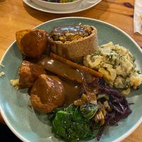 Vegan Sunday roast   at The Warren in Carmarthen