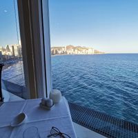 Amazing view of Levante Beach at Villa Venecia Hotel in Benidorm