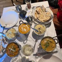 not everything in the picture is vegan at Crown of India in Altea