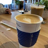 So velvety! With oat milk  at Backlot Coffee in Evanston