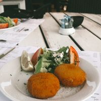 Vegan kaeskroket at Groenendijk Weert in Weert