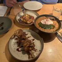 Mushroom kebab and dahl   at Kiln in Newcastle Upon Tyne