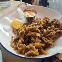 Mushroom calamari at The Butcher's Daughter in Brooklyn
