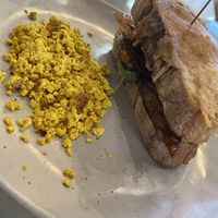 Forgot the name but was great, smt with bacon  at The Butcher's Daughter in Brooklyn