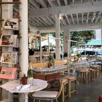 Beautiful space at The Butcher's Daughter in Brooklyn