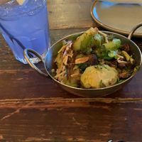 Butterless Brussel sprouts  at Kid Cashew in Charlotte
