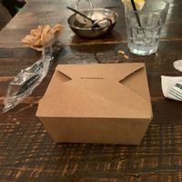 My to go box at Kid Cashew in Charlotte