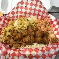 Vegan lentil curry  at Lamprai and Spice in Lunenburg