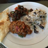 A selection of mains at Butter Chicken Hut in Stony Plain