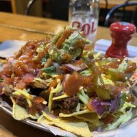 Fully Nachos with fillings and toppings  at FreshMex in Aberdeen