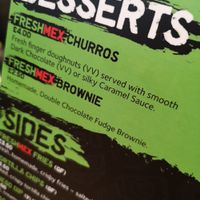 Churros bit overpriced... at FreshMex in Aberdeen