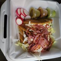 Sopes Michoacano style at El Michoacano Ice Cream and Mexican Food in Des Moines