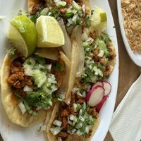 Tacos al pastorr  at El Michoacano Ice Cream and Mexican Food in Des Moines