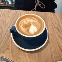 Flat white  at Catnap Cafe in Christchurch