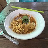 Khao soi 😋😍  at Santi Asoke Temple Community in Bangkok