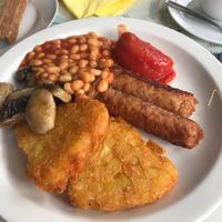 Vegan breakfast  at Submarine Cafe in Sheringham