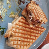 Vegan toastie was soooooo good,  my partner had the full Vegan breakfast which was also very good,  I would highly recommend this place at Cafe Eighty2 in Drumnadrochit