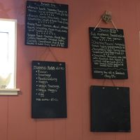 Menus (1/2) at Cafe Eighty2 in Drumnadrochit