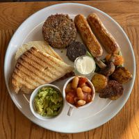 Vegan Full Highland breakfast at Cafe Eighty2 in Drumnadrochit