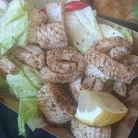 Salt and pepper squid . at Northcote Fish & Chips in Northcote