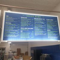 Exciting menu for vegans who live the pretend things at Northcote Fish & Chips in Northcote