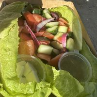 Greek salad  at Northcote Fish & Chips in Northcote