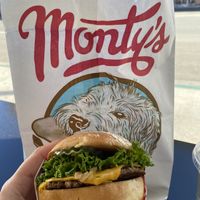 Single, no spread at Monty's Good Burger in Riverside
