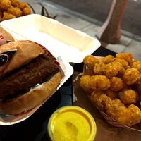 Chicken Sandwiches & Tater Tots  at Monty's Good Burger in Riverside