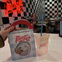 Love the stylee  at Monty's Good Burger in Riverside